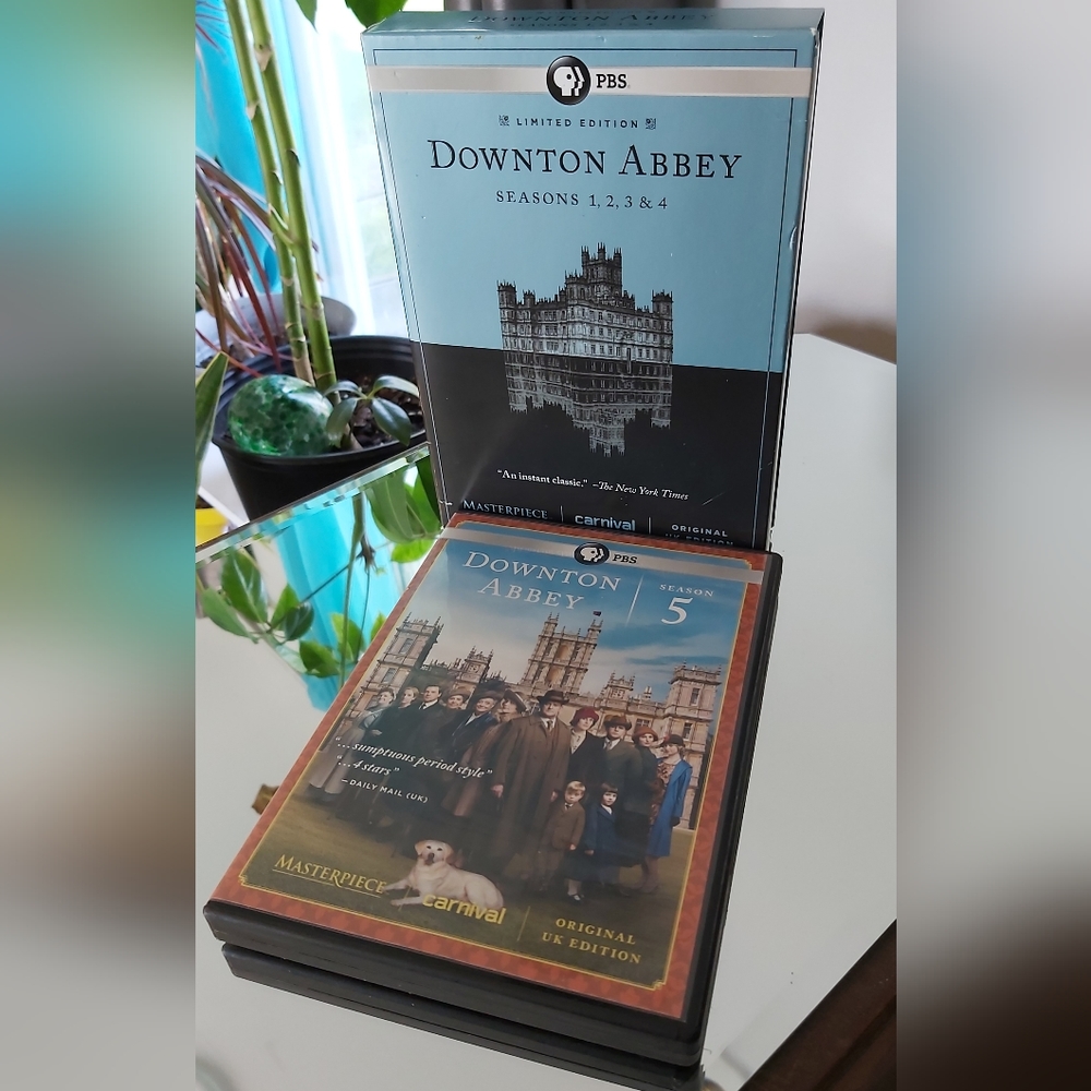 Downton Abbey season 1 through 5 DVD. Limited edition.